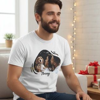 Bootleg Dog Pet Photo 90s Retro Vintage Paws Desig T-Shirt