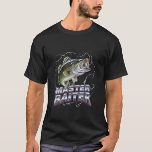 Bootleg Fisherman Fishing Lover Master Baiter T-Shirt