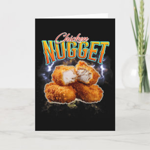 Bootleg Rap Funny Chicken Nugget Vintage 90s  Card