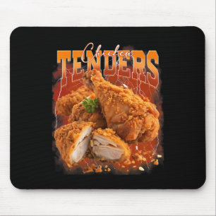 Bootleg Rap Vintage 1990s Chicken Tenders Funny Me Mouse Pad