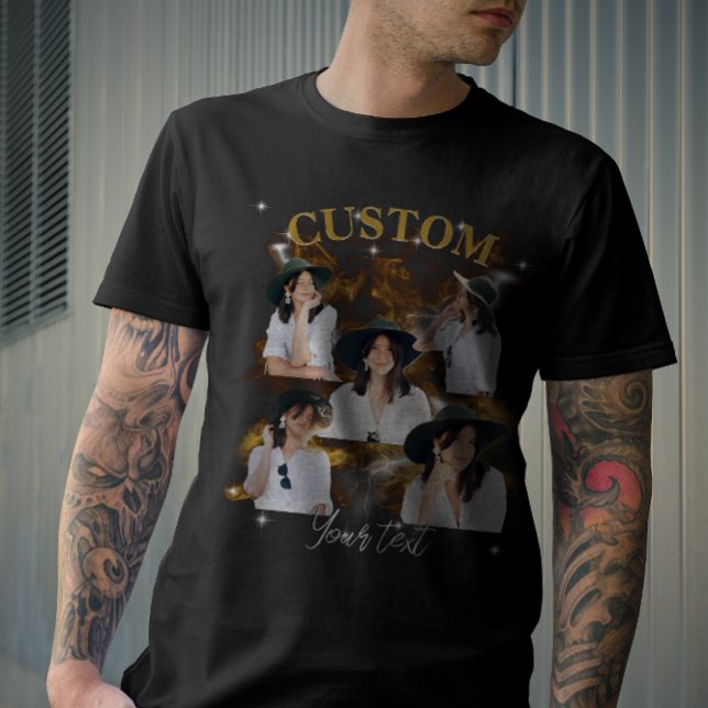 Bootleg Shirt Rap Style Vintage Custom Photo Shirt (Creator Uploaded)