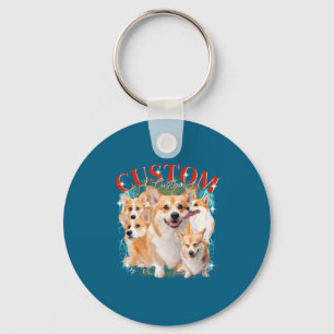 Bootleg Vintage Pet Dogs Cat Funny Animal 1bk1  Key Ring