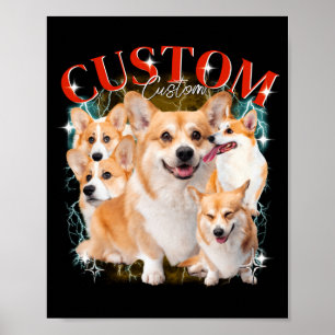 Bootleg Vintage Pet Dogs Cat Funny Animal 1bk1  Poster