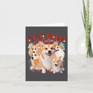 Bootleg Vintage Pet Dogs Cat Funny Animal 1wh1 Card