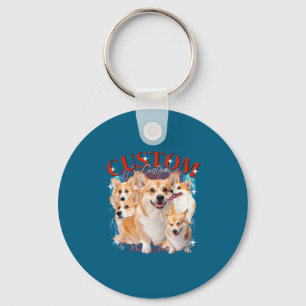 Bootleg Vintage Pet Dogs Cat Funny Animal 1wh1  Key Ring