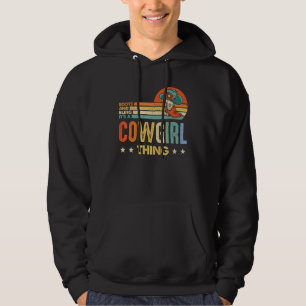 Boots And Bling It's A Cowgirl Thing Rodeo Hat 7 Hoodie