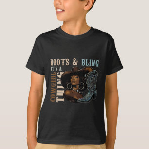 Boots And Bling It's Cowgirl Thing Western Country T-Shirt