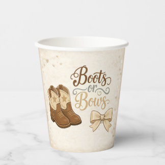 Boots and Bows Paper Cup