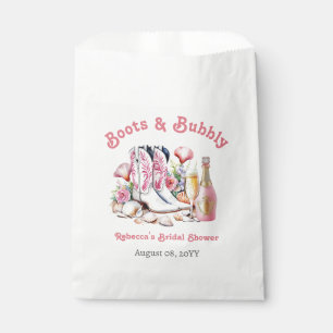 Boots and Bubbly Coastal Cowgirl Bridal Shower Favour Bags