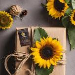 Boots and Bubbly Sunflowers Bridal Shower  Gift Tags<br><div class="desc">Boots and Bubbly Sunflowers Bridal Shower Gift Tags - featuring rustic leather cowboy boots adorned with bright sunflowers on a barn wood background with string lights. Perfect for the bride to be who loves a rustic theme. Our template makes it so easy for you to customise your gift tag. All...</div>