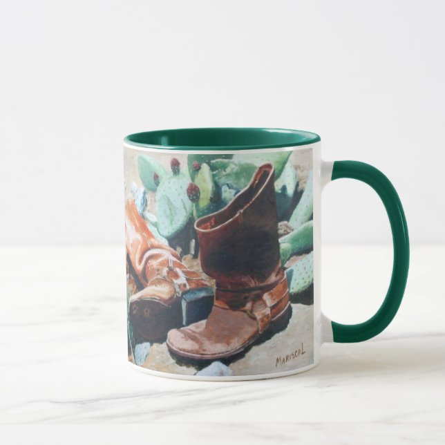 Boots and Cactus Mug (Right)