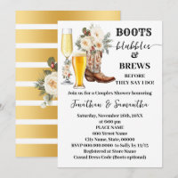 Boots Bubbles & Brews Winter Bridal Shower