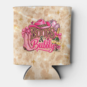 Boots & Bubbly Bachelorette Party Can Cooler