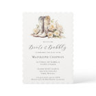 Boots & Bubbly Elegant Rustic Floral Bridal Shower