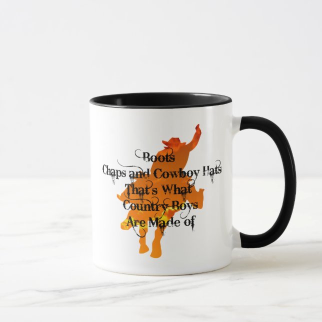 Boots, Chaps, and Cowboy Hats...Ringer Mug (Right)