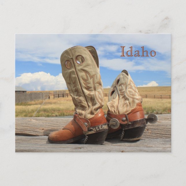 Boots from Idaho Postcard (Front)