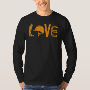 Boots Helmet Horseshoe Love Riding Horse  Equestri T-Shirt