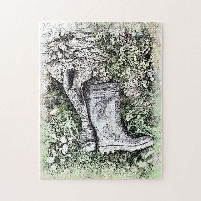 BOOTS JIGSAW PUZZLE (Vertical)