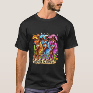 Boots on Da Ground Western Cowgirl Fashion Pride G T-Shirt