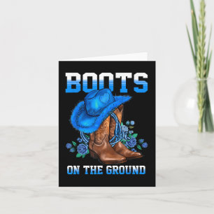 Boots On The Ground Country Western Cowboy Cowgirl Card