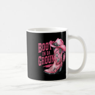 Boots On The Ground Dancing Western Cowgirl Countr Coffee Mug