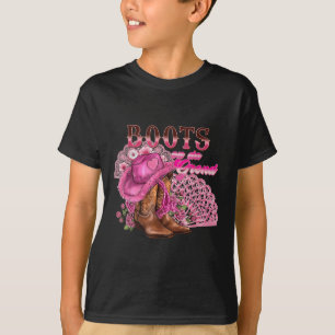 Boots On The Ground Dancing Western Cowgirl Countr T-Shirt