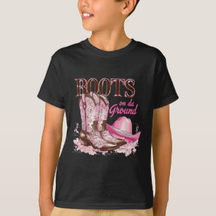 Boots On The Ground Dancing Western Cowgirl Countr T-Shirt