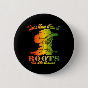 Boots On The Ground Juneteenth Cowgirl Where Them 6 Cm Round Badge
