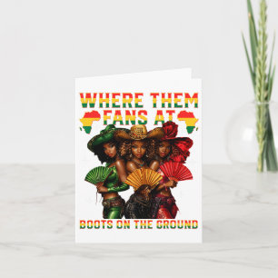 Boots On The Ground Juneteenth Cowgirl Where Them Card