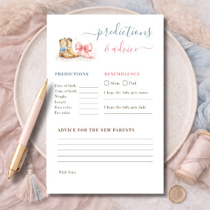 Boots Or Bows Game Predictions & Advice Card