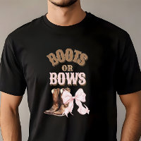 Boots or Bows Gender Reveal