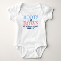 Boots or Bows Gender Your Brother Loves You