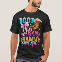 Boots Or Bows Grammy Loves You Gender Reveal Famil