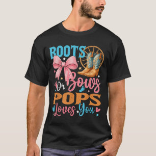 Boots Or Bows Ps Loves You Gender Reveal Family  T-Shirt