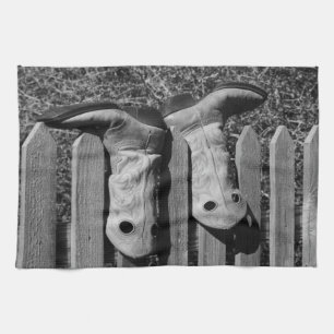 BOOTS TEA TOWEL
