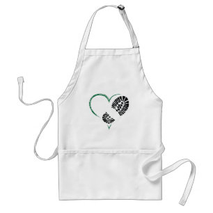 bootstomp heart standard apron
