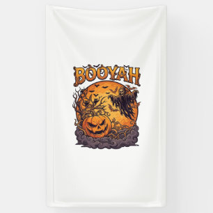 Booyah Halloween Pumpkin Grim Reaper Orange Moon_1 Banner