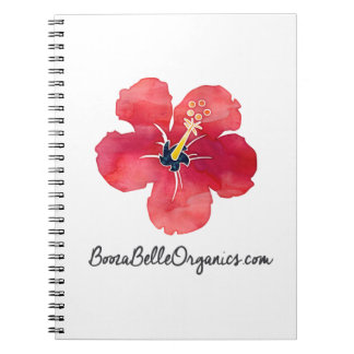 BoozaBelle Organics Spiral Notebook