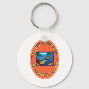 Booze and Bahamas Key Ring