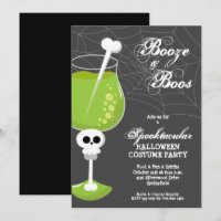 Booze and Boos Halloween Cocktail