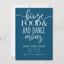 Booze Food and Bad Dance Moves Wedding