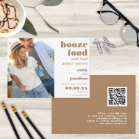 Booze Food Bad Dance Moves Photo QR Code