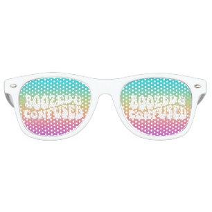 Boozed and Confused Retro Typography Design  Retro Sunglasses