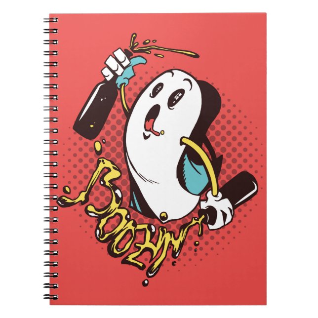 Boozin Ghost Notebook (Front)