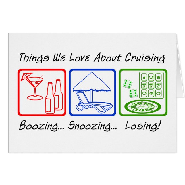 Boozing, Snoozing... (Front Horizontal)
