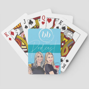 Boozy Blonde Playing Cards