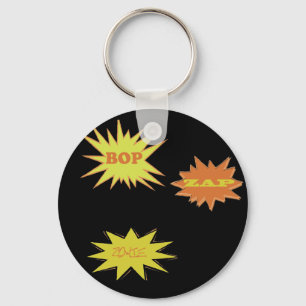 BOP ZAP ZOWIE  RETRO KEY RING