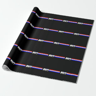 BOPI "G.I. Joe" Linen Wrapping Paper, 30"x6' Paper