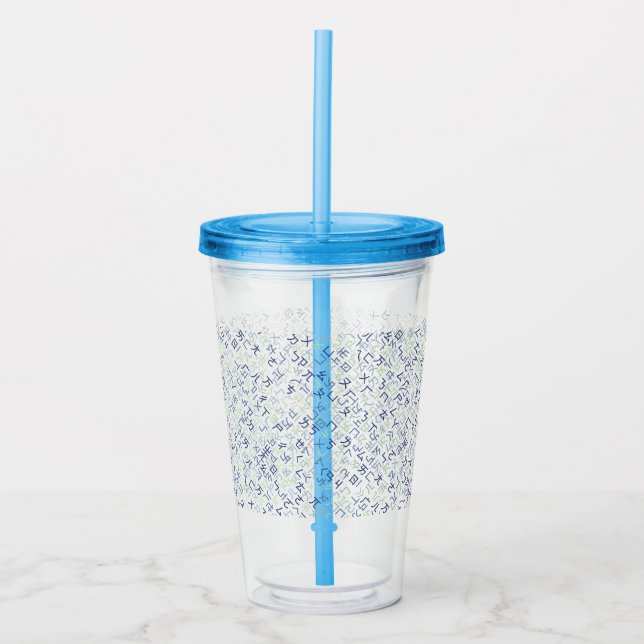 Bopomofo Acrylic Tumbler (Front)