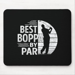 Boppa By Par, Golf Shirt Gift Grandpa, Father's Da Mouse Pad